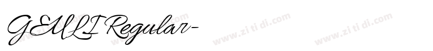 GEULI Regular字体转换